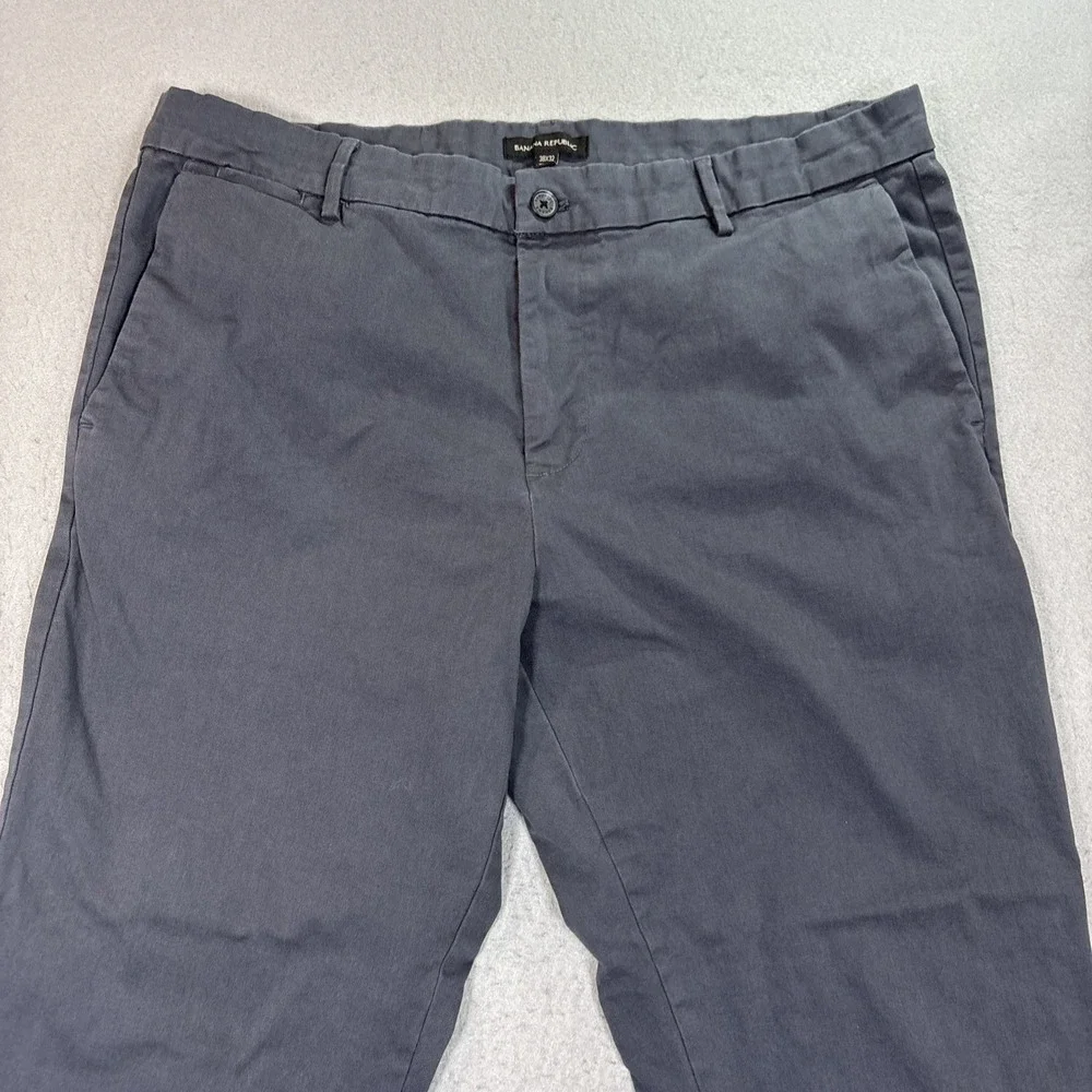 Banana Republic Pants Mens 38X32 Gray Chino Pant Flat Front